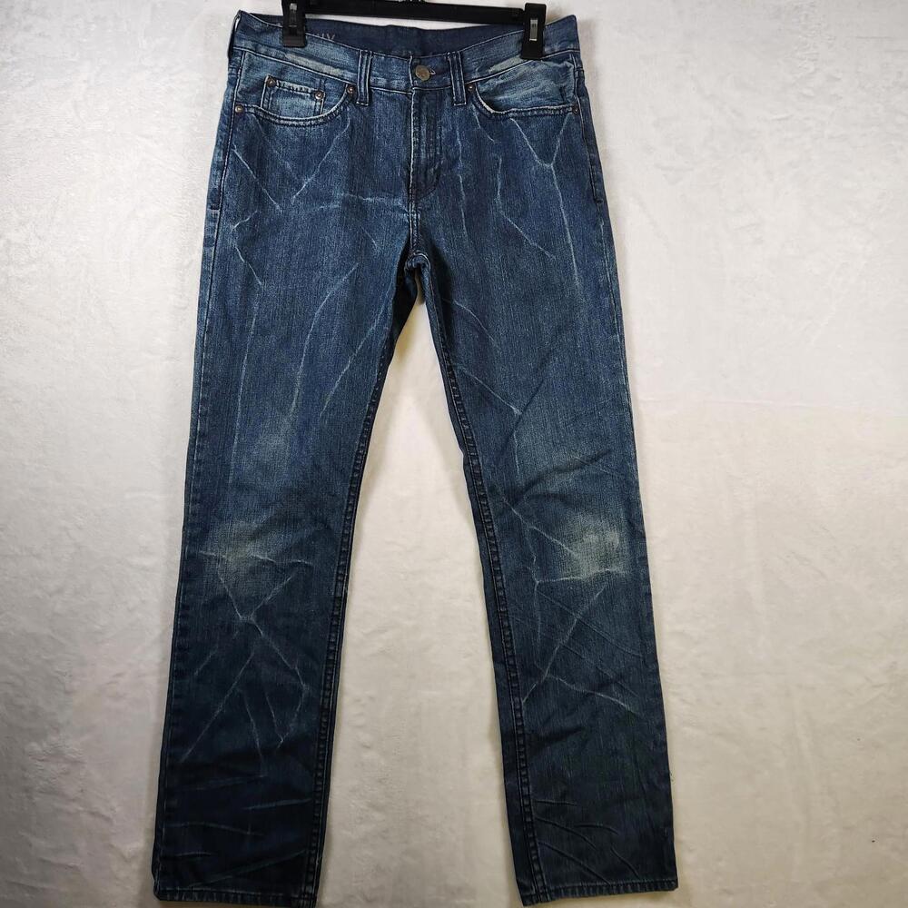 Bullhead Dillon Skinny Denim Blue Jeans Size‎ 31x30 Distressed